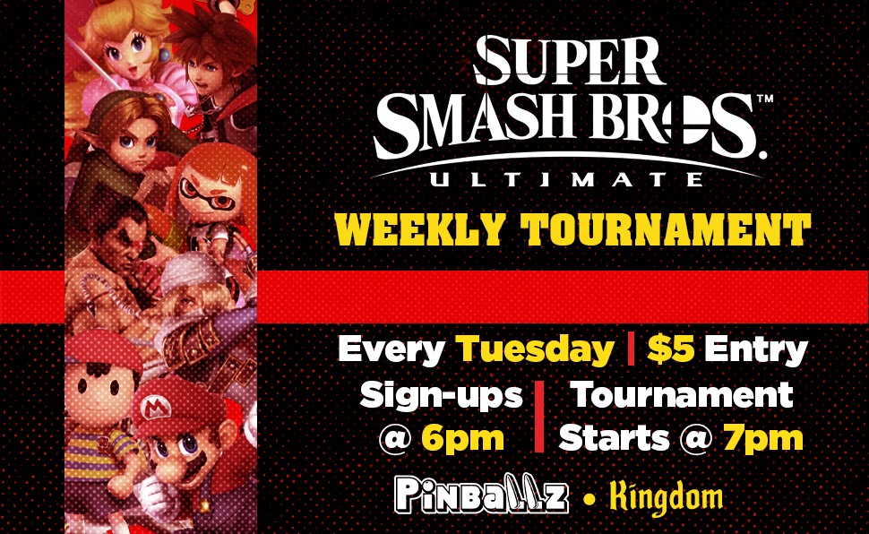 Super Smash Bros Weekly Tournament Pinballz