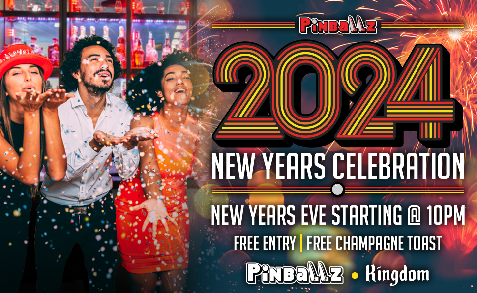 New Year’s Eve 2023 at Pinballz Pinballz