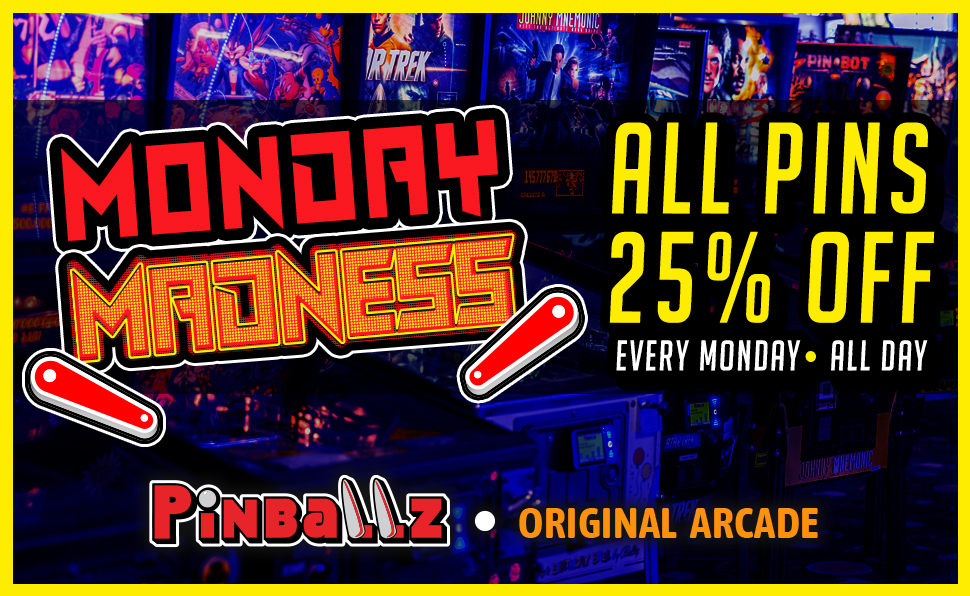 Monday Madness at The Original Pinballz Arcade